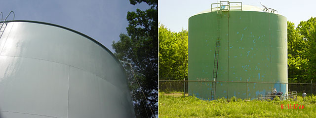 Description: Cutler Road and Digital water tanks
